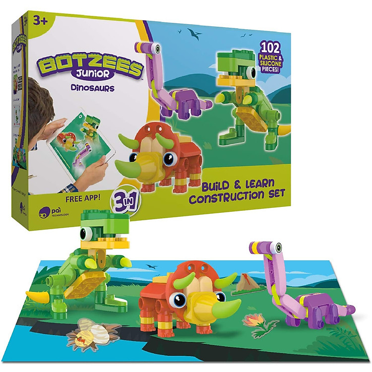 Đồ Chơi Giáo Dục Botzees Junior - Dino Chính hãng Giá tốt - Hình ảnh 2