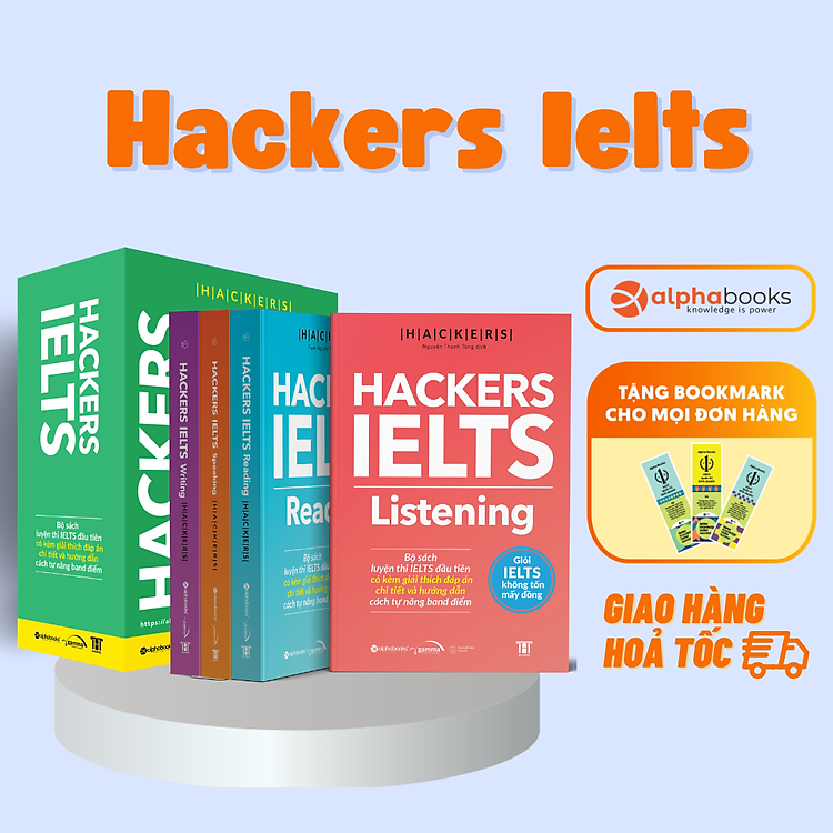 Hackers IELTS (Listening + Reading + Speaking + Writing) - Ảnh 2