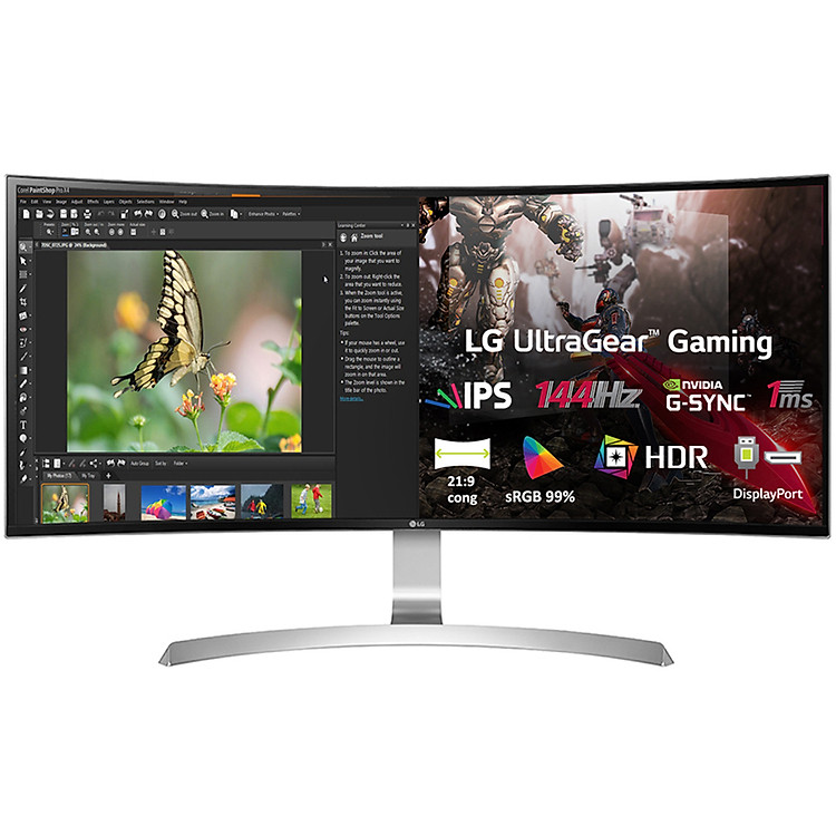 Màn Hình Gaming Cong LG 34UC99-W UltraWide 34inch QHD 5ms 75Hz FreeSync IPS - Hàng Chính Hãng