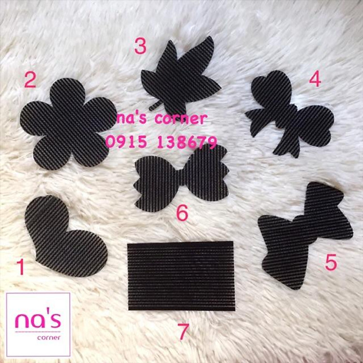 Miếng dán tóc dán mái tự dính size to cố định tóc khi trang điểm tiện lợi được chọn mẫu