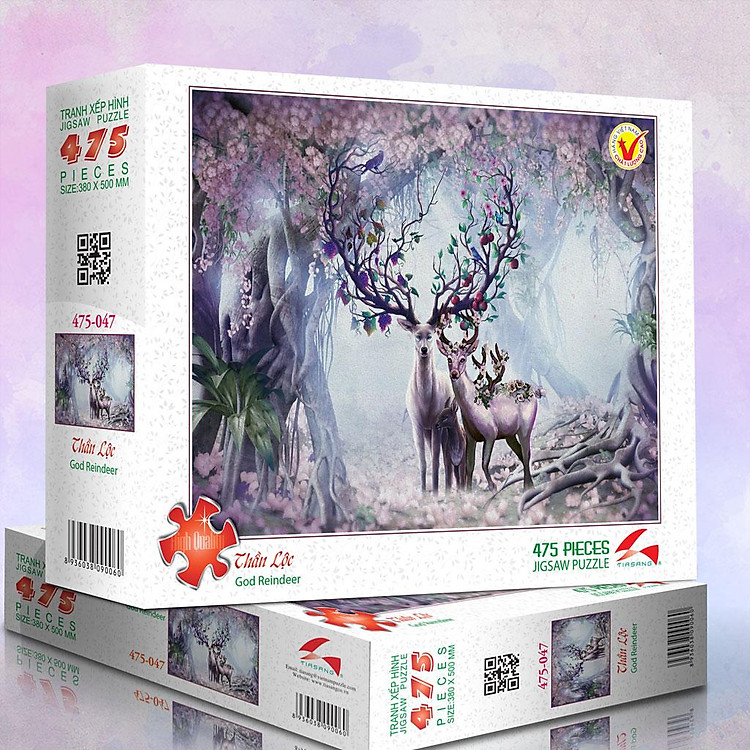 Mua tại Tiki: Mua Tranh Xếp Hình Tia Sáng Thần Lộc Chính hãng Ưu đãi