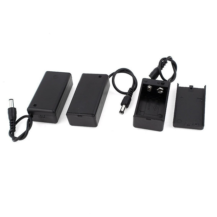 Hộp nguồn pin 9V ra DC 5.5