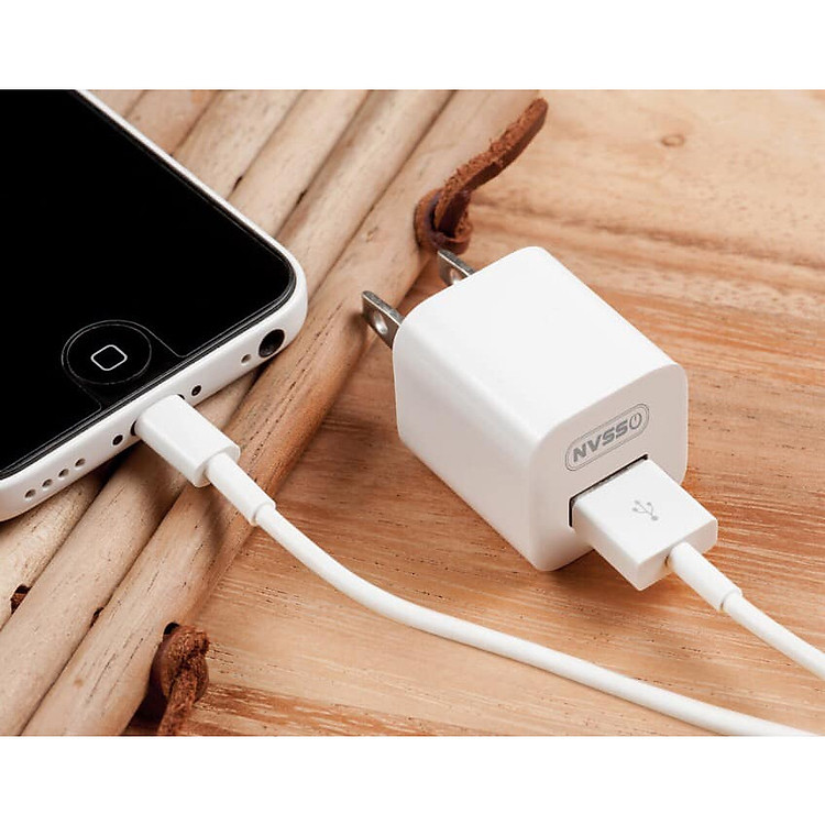 Combo sạc nhanh cho Iphone củ vuông OS-B1 - Hàng chính hãng Ossan