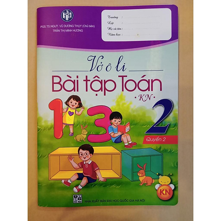 Vở ô li bài tập Toán lớp 2 quyển 2 - Kết nối tri thức - Ảnh 2