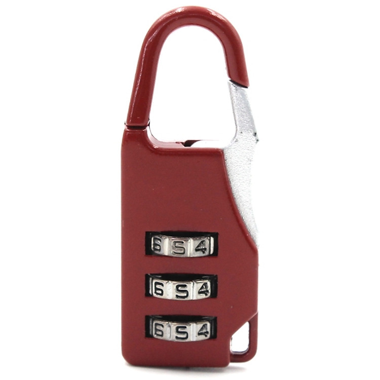 Ổ Khóa Mật Mã Mini BB - Mẫu 12 - Màu Đỏ