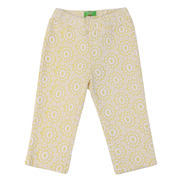 Quần Legging Bé Gái Genii Kids - Vàng