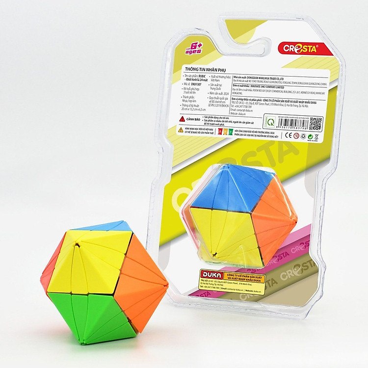 Đồ Chơi DUKA: Rubic 24 Mặt DK81307 Chính hãng Ưu đãi - Hình ảnh 2