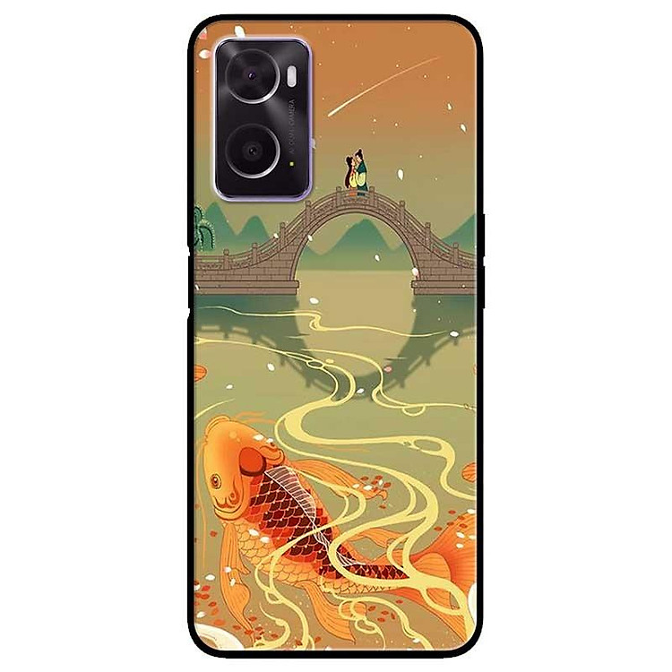 Ốp lưng dành cho Oppo A16K - Oppo A36 / A76 - Oppo Reno 7z 5G mẫu Chép Bên Cầu