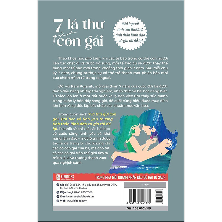 7 Lá Thư Gửi Con Gái: Bài Học Về Tình Yêu Thương, Tinh Thần Lãnh Đạo Và Gia Tài Để Lại - Ảnh 2