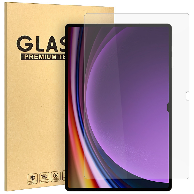 Dán Cường Lực dành cho Samsung GalaxyTab S10 FE/S9/S9 FE/S9 Plus/S9 Ultra/S8/S8 Plus/S8 Ultra/S7/S7 Plus/S7 Ultra 2.5D 9H hiệu Zaki - Hàng Nhập Khẩu