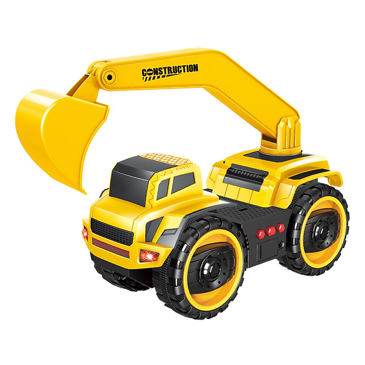 Mô Hình Xe Xúc Đất Có Đèn Nhạc Beiyu 6677-3