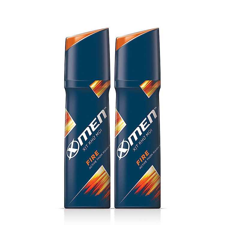 Combo 2 Xịt khử mùi X-Men Fire 140ml