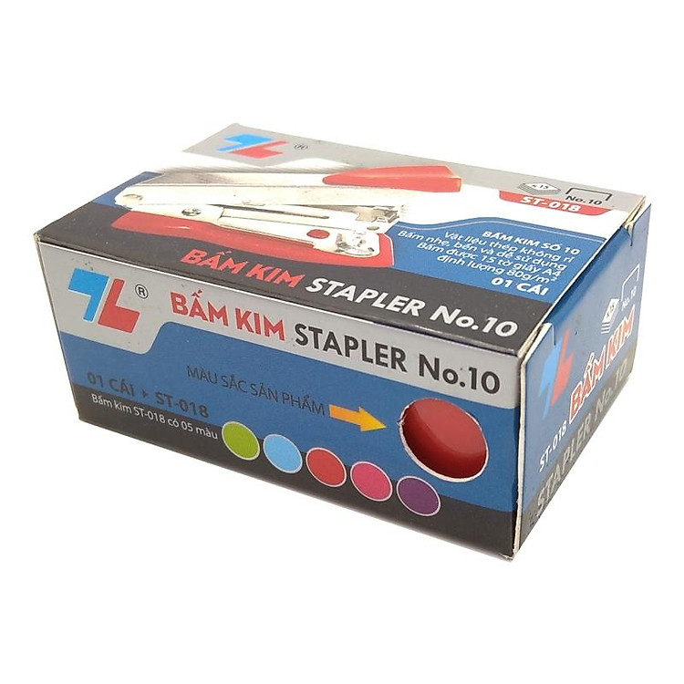 Bấm Kim Số 10 ST-018 - Đỏ - Ảnh 4