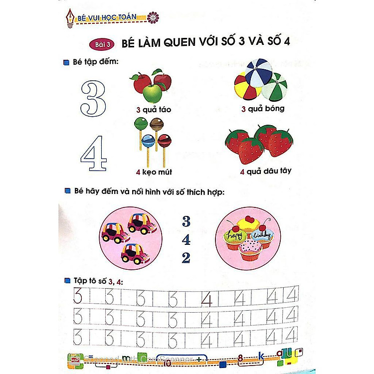Bé Vào Lớp 1 - Bé Vui Học Toán (4 - 5T) - Ảnh 3