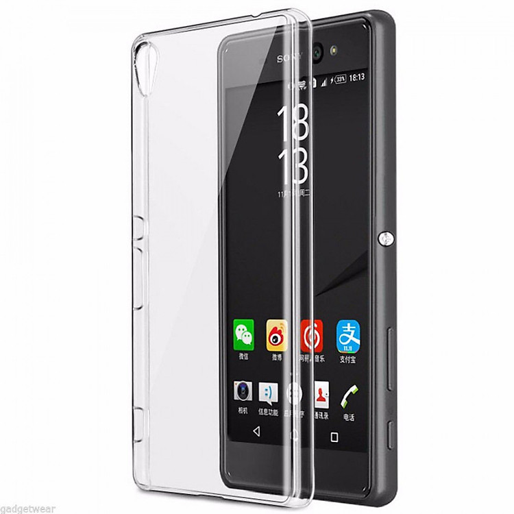 Bộ 2 ốp lưng silicon dẻo cho Sony XA Ultra C6 (trong suốt)