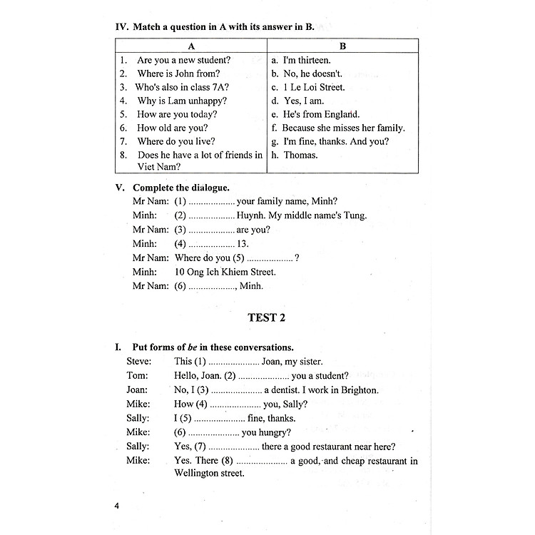 Bài Tập Tiếng Anh 7 Có Đáp Án - Ảnh 4