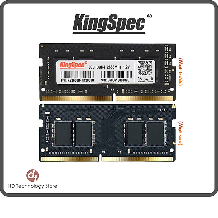 RAM Laptop KingSpec 8GB DDR4 2666MHz / NB 8G - Hàng Chính Hãng