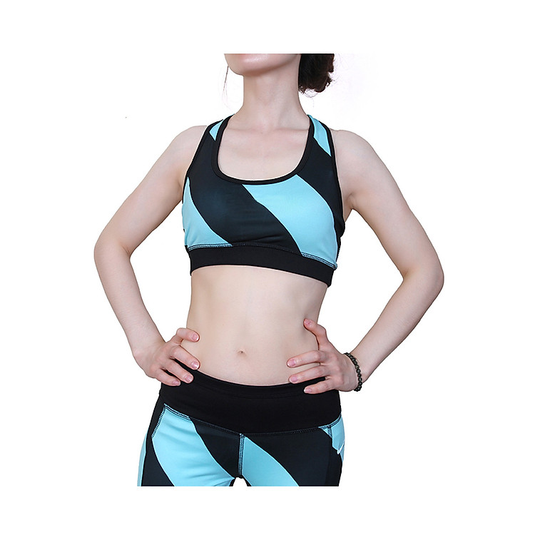 Bộ đồ tập gym nữ, đồ tập yoga hàng cao cấp nhập khẩu Yoga Suit 2 màu xanh, đen DT03