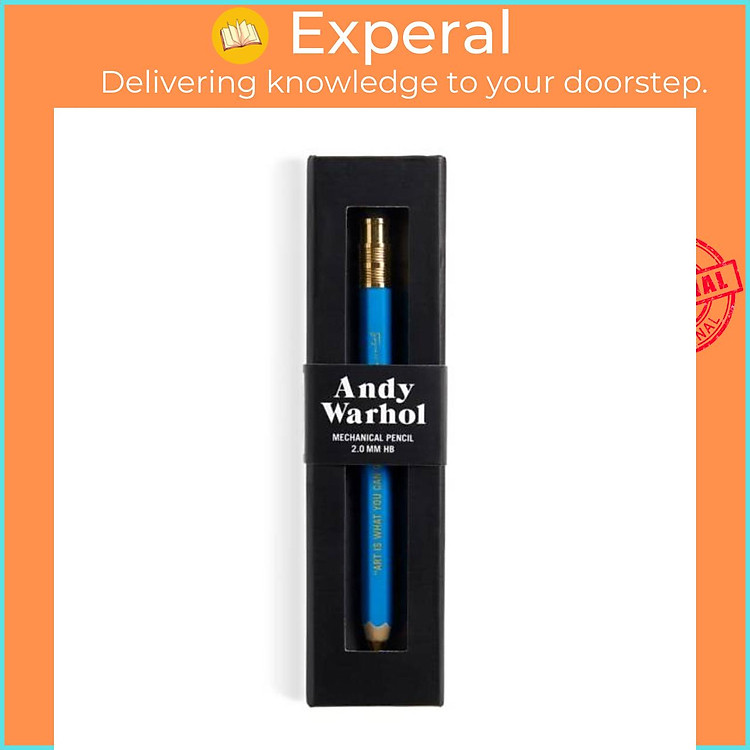 Sách - Andy Warhol Philosophy Mechanical Pencil by Galison (UK edition, paperback)