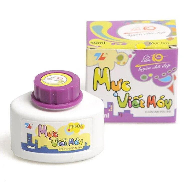 Mực bút máy Thiên Long Điểm 10 FPI-07 - Tím - Ảnh 2