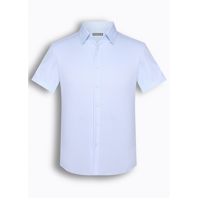 Áo Sơ Mi Nam Tay Ngắn Họa Tiết The Shirts Studio Hàn Quốc TD42F2109