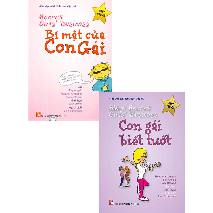 Giáo Dục Giới Tính Tuổi Dậy Thì: Bí Mật Của Con Gái + Con Gái Biết Tuốt