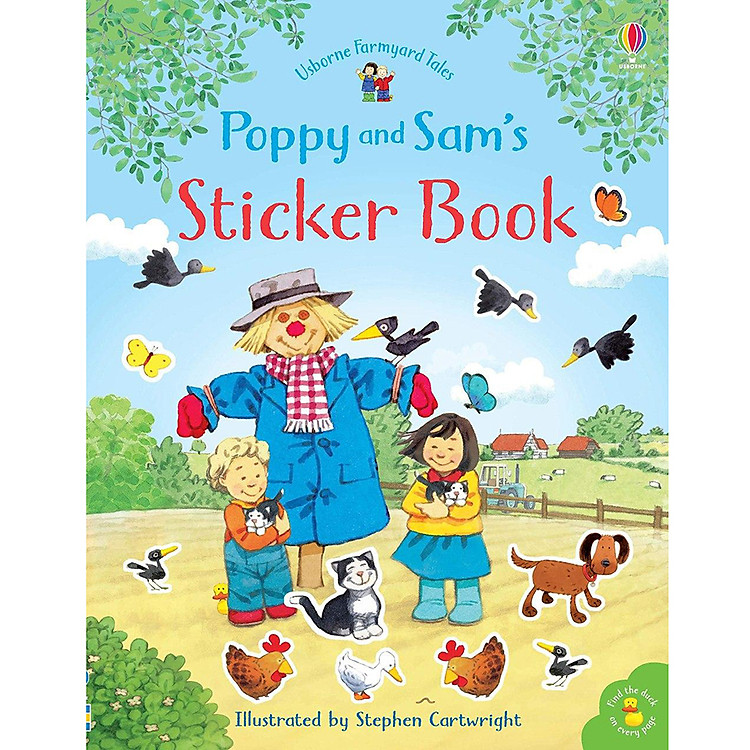 Sách Usborne Farmyard Tales sticker book