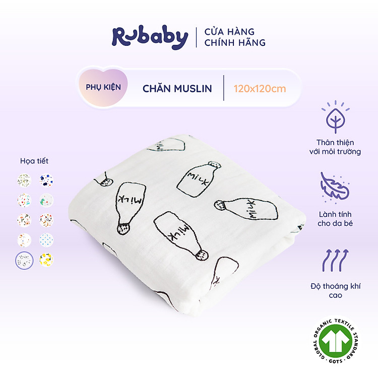 Tham Khảo tại ConCung: Chăn Em Bé Muslin 100% Cotton Rubaby , nhận ngay nhiều Ưu đãi