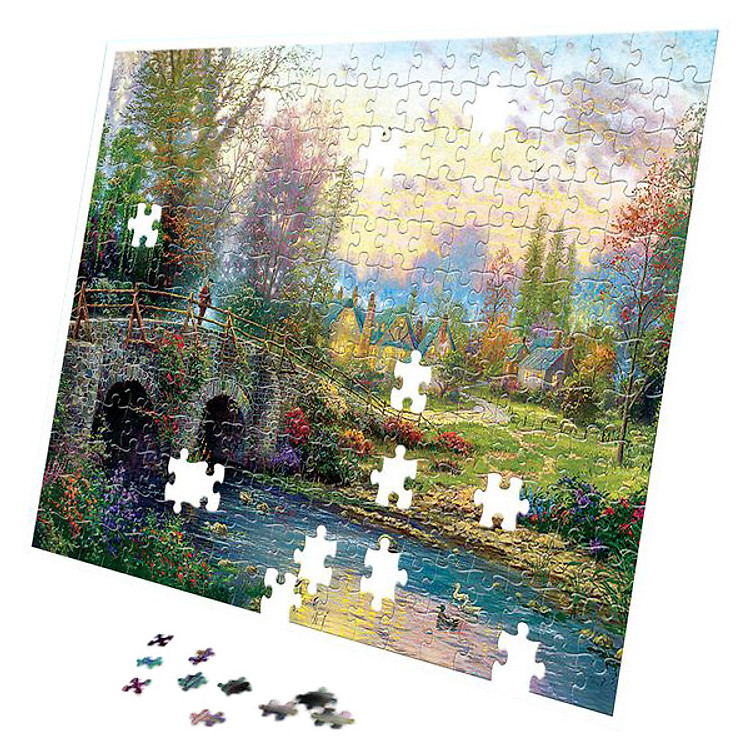 Mua Tranh xếp hình Tia Sáng Bến Nước Chính hãng Tiết kiệm - Hình ảnh 2