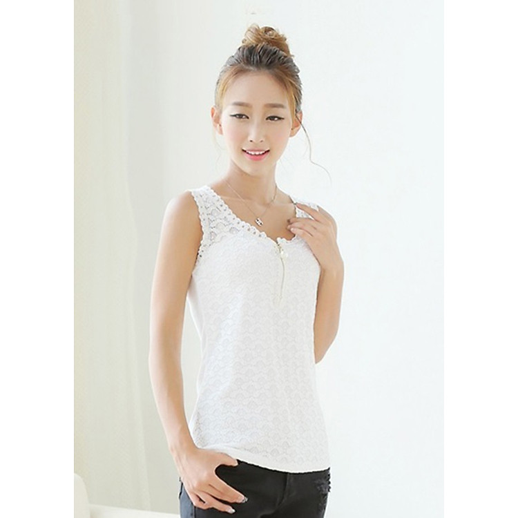 Áo nữ không tay khóa ngực ale55