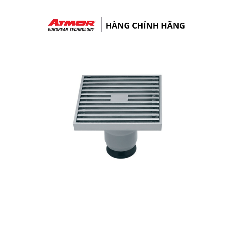 Phễu Thoát Sàn Nhà Tắm Inox Cao Cấp Chống Hôi Và Côn Trùng ATMOR – 8109 (HÀNG CHÍNH HÃNG)
