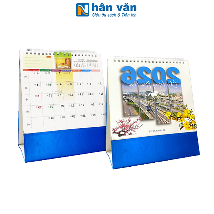 Lịch Bàn Chữ A Năm 2026 - Nhiều Mẫu - Văn Khoa