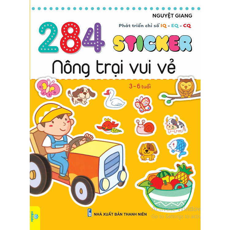 Sách 284 Sticker- Nông trại vui vẻ