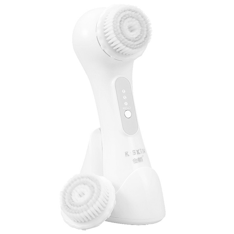 Máy Rửa Mặt KSKIN KD3033S Đầu Cọ Xoay Trái Xoay Phải Kèm Sóng Rung Sonic Giúp Tẩy Trang Làm Sạch Sâu Loại Bỏ Bụi Bẩn, Và Mụn Đầu Đen - Hàng Cao Cấp Chính Hãng