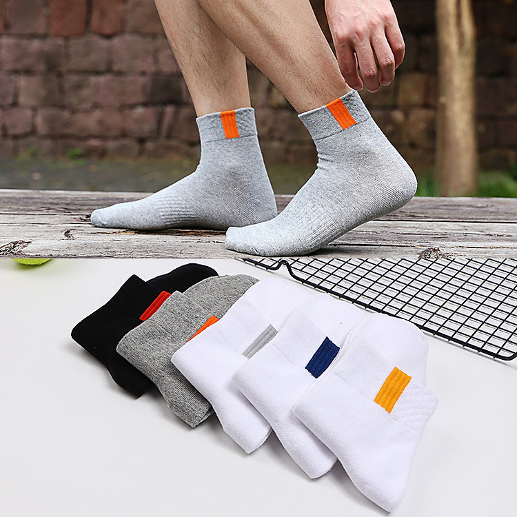 Set 5 Đôi Tất Vớ Cho Nam Cổ trung thể thao