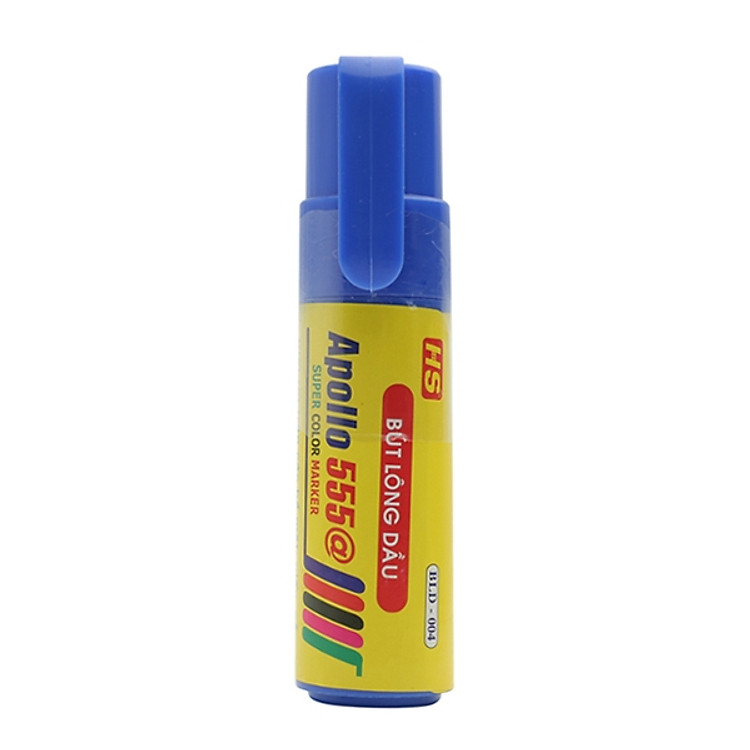 Bộ 2 Bút Lông Dầu Apollo 555@ BLD-004 - Mẫu 3 - Mực Xanh