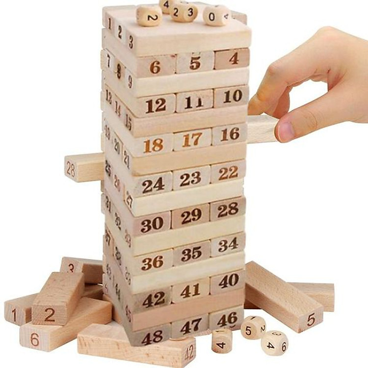 Đồ chơi rút gỗ 54 thanh lớn Chính hãng Giá rẻ - Hình ảnh 3