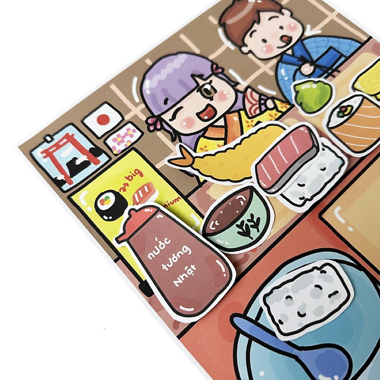 Bộ Tranh Tương Tác Cô Tiên Xanh Chính hãng Tiết kiệm - Hình ảnh 3