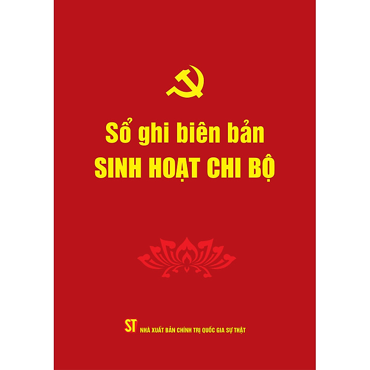 Sổ Ghi Biên Bản Sinh Hoạt Chi Bộ