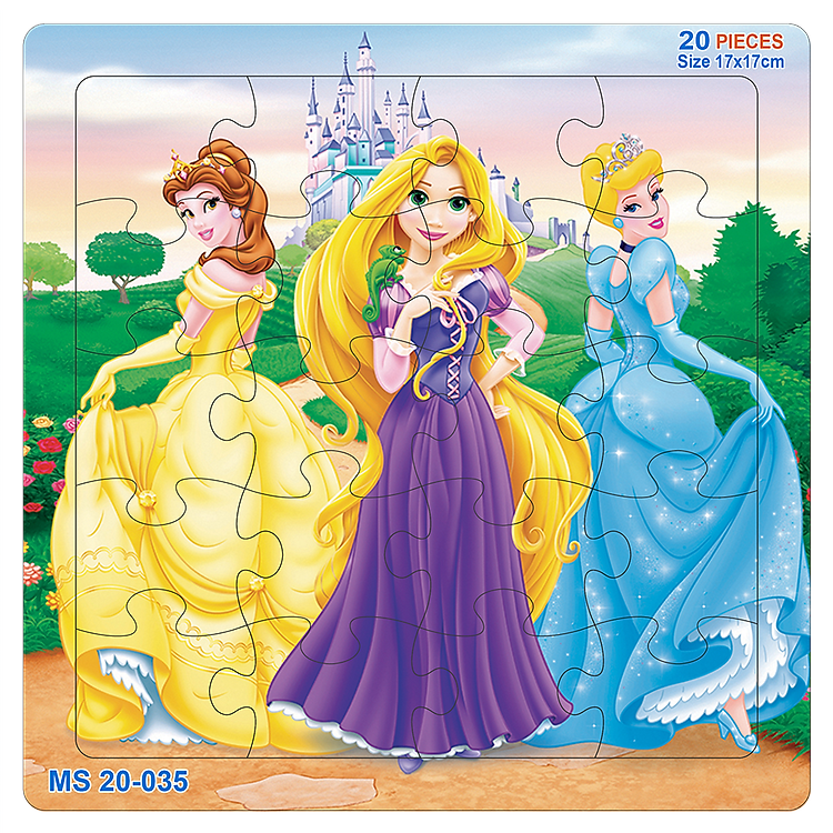 Bộ tranh xếp hình 20 mảnh cho bé Chính hãng Tiết kiệm - Hình ảnh 5