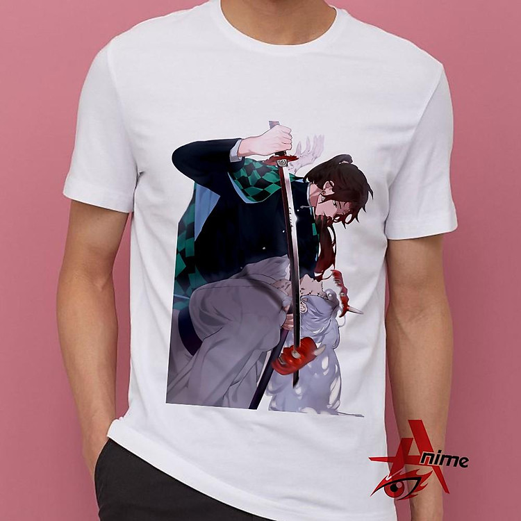 ÁO THUN ANIME TANJIROU DIỆT QUỶ AN03-110420