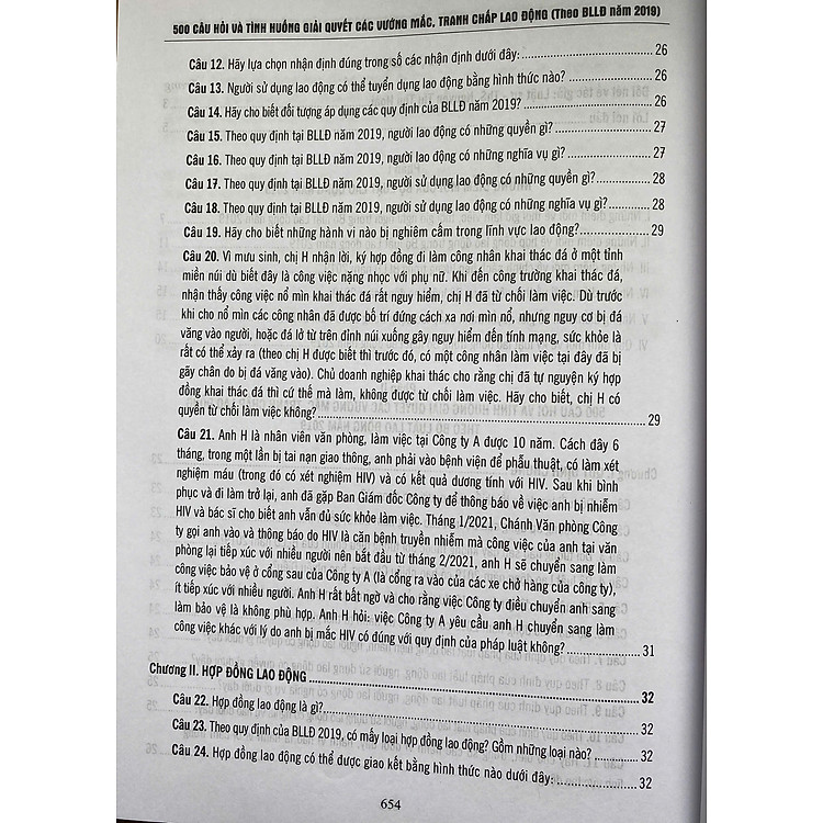 500 Câu Hỏi Và Tình Huống Giải Các Vướng Mắc Tranh Chấp Lao Động Theo Bộ Luật Lao Động Năm 2019 - Ảnh 6