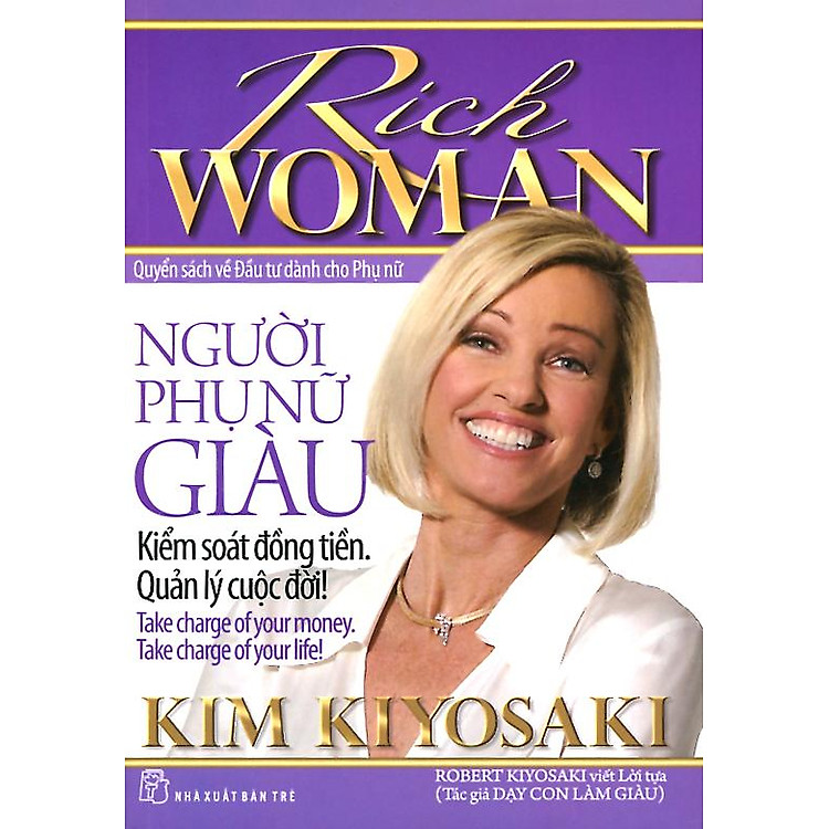 Sách Quyển Sách Về Đầu Tư Dành Cho Phụ Nữ - Người Phụ Nữ Giàu - Kiểm Soát Đồng Tiền. Quản Lý Cuộc Đời!