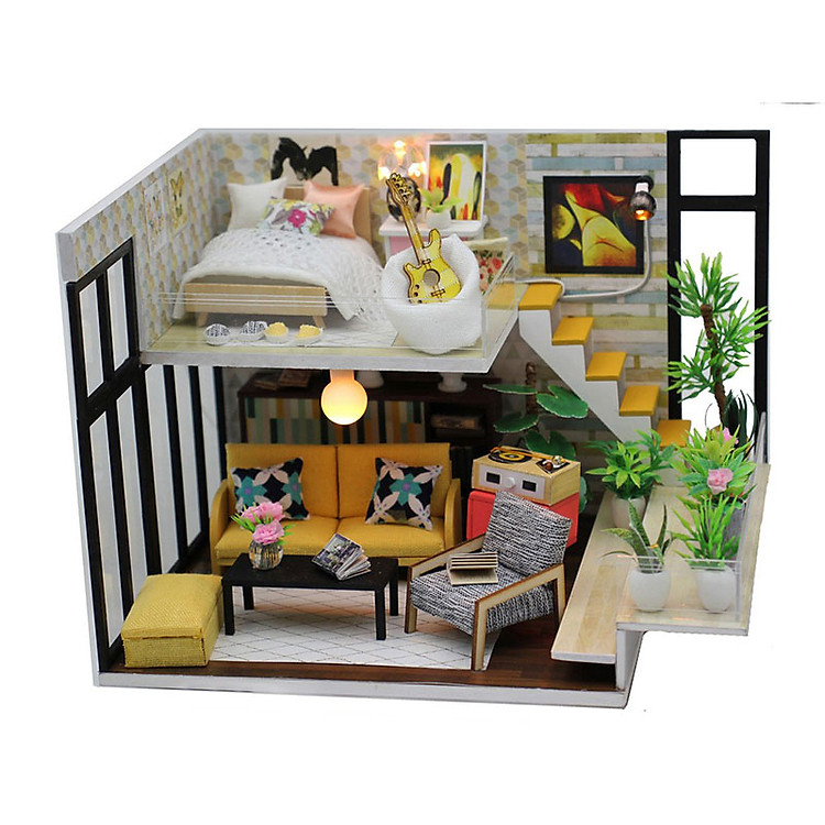 Nhà búp bê lắp ghép Cathy House Chính hãng Tiết kiệm - Hình ảnh 3