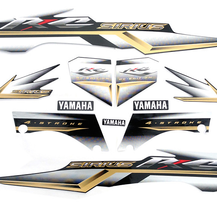 Bộ tem xe Sirius RC 2010 các màu lựa chọn cho decal xe