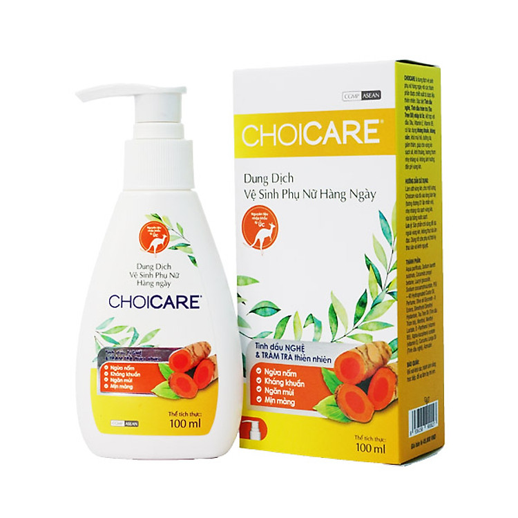 Dung Dịch Vệ Sinh Phụ Nữ Choicare 100ml - Tặng kèm quần lót không đường viền