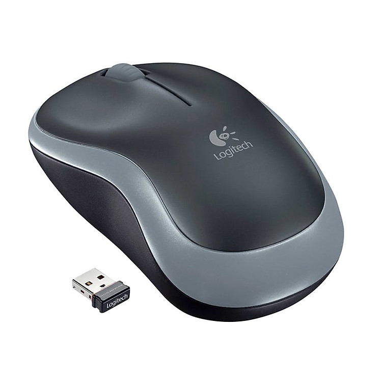 Chuột không dây Logitech M185 (Màu Ngẫu Nhiên) - Hàng chính hãng