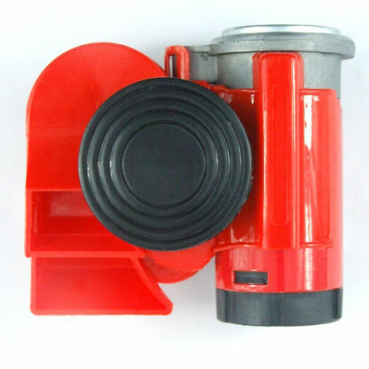 Còi Hơi Âm Thanh Siêu To, Bơm Điện Hình Ốc Sên, Còi Xe Ô Tô Xe Máy - Tặng Kèm Đèn Led Sau Xe