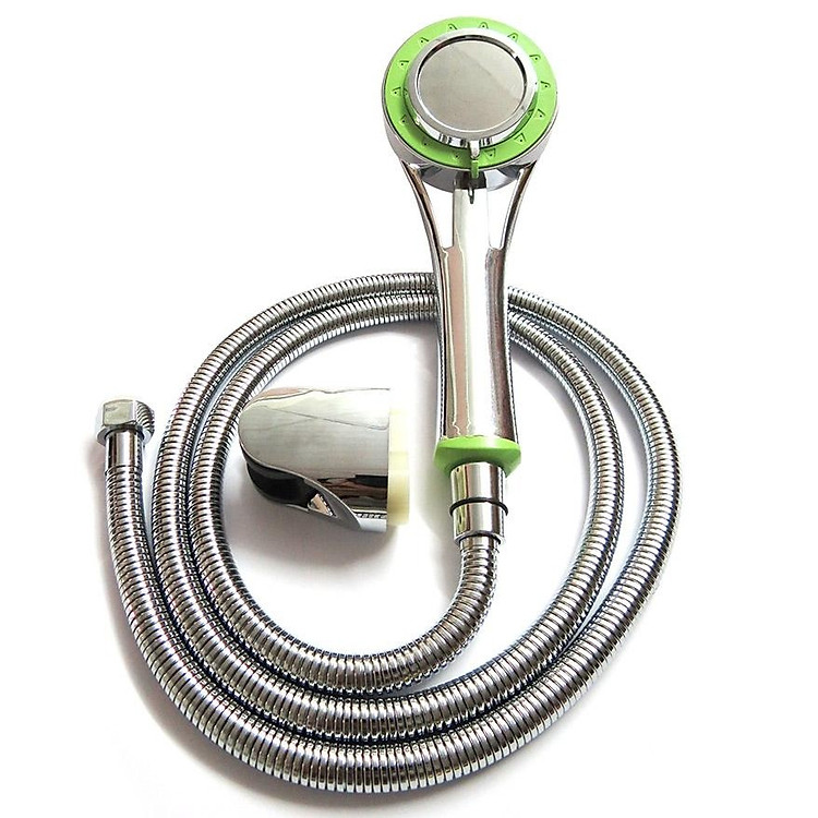 Bộ tay dây sen siêu tăng áp 3 chế độ Eurolife EL-103SH (Trắng xanh)