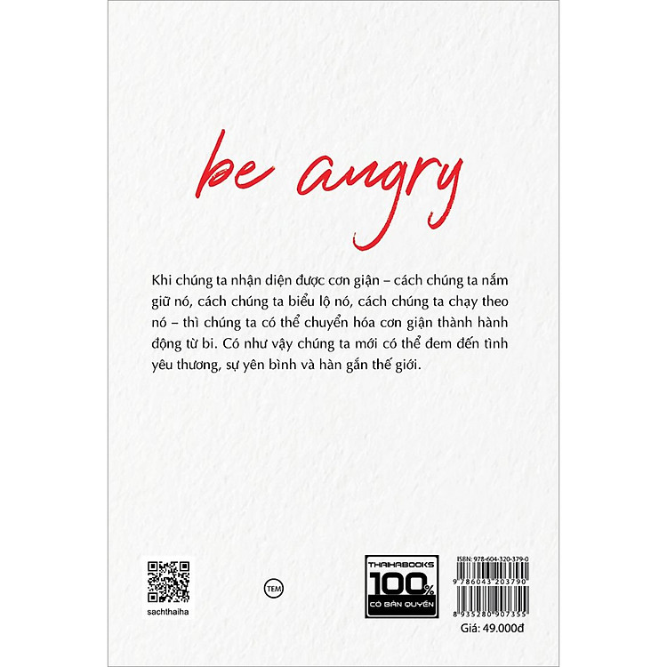 Be Angry - Hãy Cứ Giận Đi - Ảnh 2